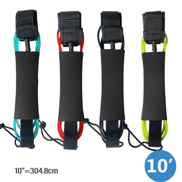 Komfortable surfebrett-leashes, stå opp-padlebrett-leashes, SUP-leashes, benstropp for padlebrett, longboards, shortboard Black