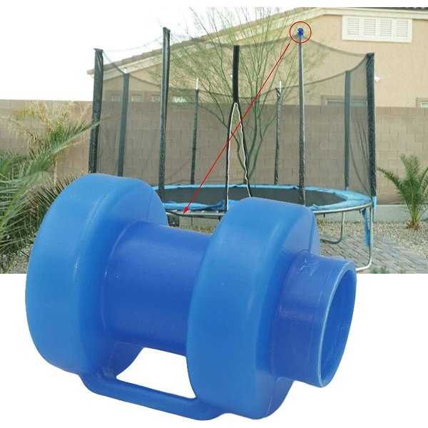 8 stk Trampoline stanghetter Trampolinekapsling stangkapselkapsling Topphette for nettkrok Trampolineforsyning
