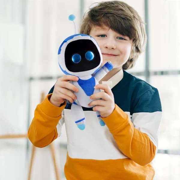 2025 Nye 30 cm Robot Plysjfigur Leker for Astro Bot, Redningsplan Kosedyr Dukke