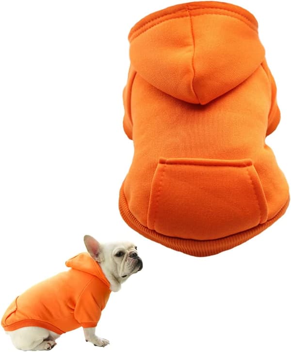 Hundtröja Bomull Hundkappa Varm Husdjurströja Hundkläder