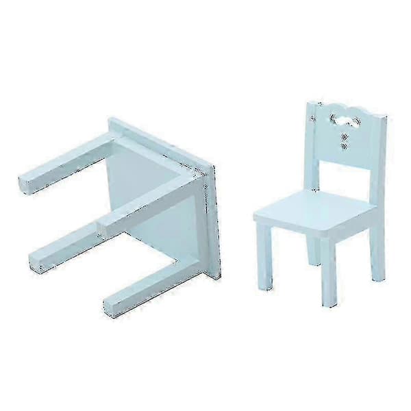 Leksaksmöbler för barn - 3-delat bord och stolsset Blue