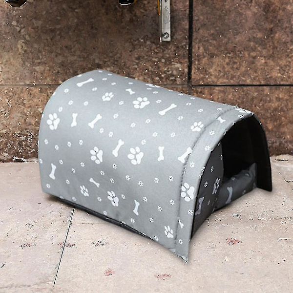 Outdoor Cat House Vedenpitävä Lämpimin Outdoor Cat Sheet Pestävä Säänkestävä Lemmikki (musta