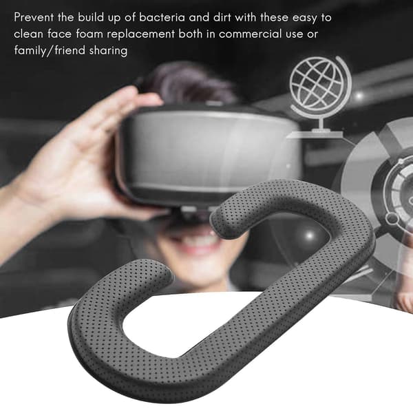 För Htc Vive Skydd Pu Läder, skum För Htc Vive Headset Vr Ansiktskudde Skydd Paket, lätt att rengöra