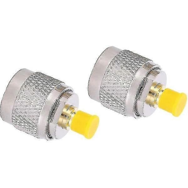 2 stk. RF-konnektoradapter N-han til SMA-hun testkonverter til 50 coax-adapter