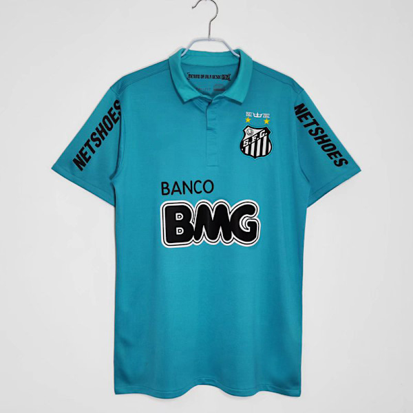 Säsong 1213 Brasilien Santos Tröja Santos Jubileumsutgåva Nr 11 Neymar Kortärmad Fotbollströja Retro Topp XL XL C