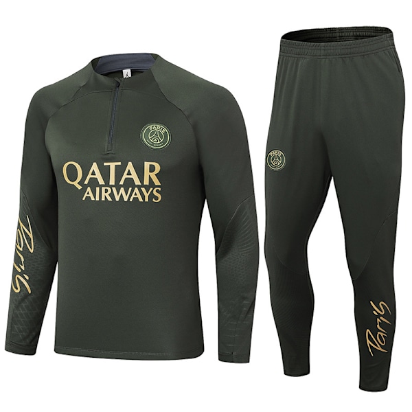 2425 Real Madrid Atletico Madrid Paris Ajax Frankrig England Spanien M League halv-pull træningstrøje 10 18