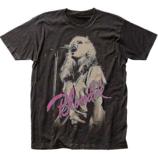 Sort og hvid Blondie T-shirt XXL