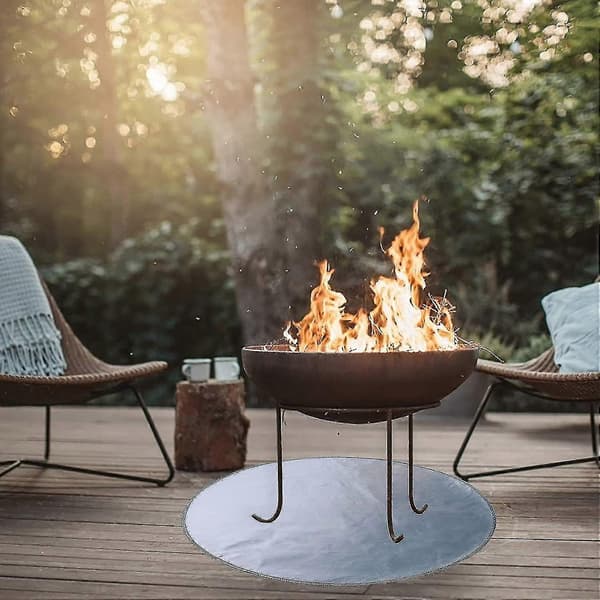 Grill Patio Bålpanneunderlag Brannsikker Matte Bålpanneunderlag 24inch