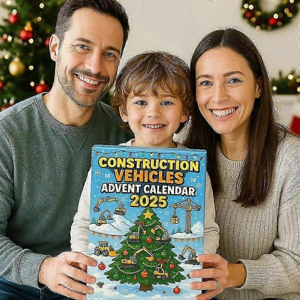 Adventskalender för Byggfordon 2025