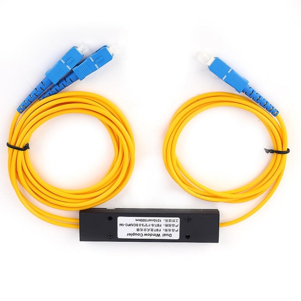Singlemode fiberoptisk splitter 1x2 Fbt splittermodul med sc/upc-gränssnitt 1310-1550nm