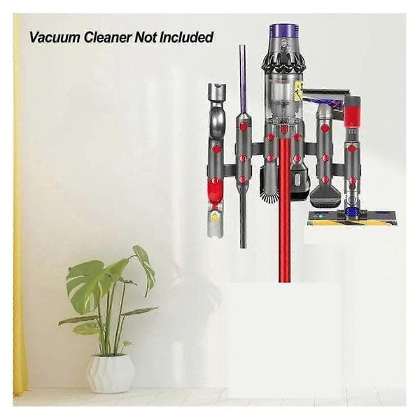Väggfäste för dammsugartillbehör för Dyson V7, V8, V10, V11, V15 med säkert moppfäste