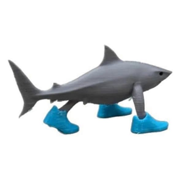 Haier som bruker sko dekorasjon 3D-utskrift ornamenter Hjemmedekorasjon Gray & blue
