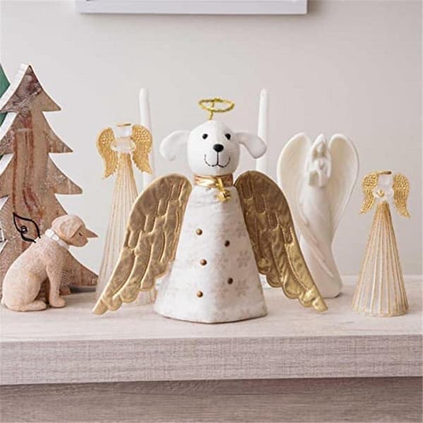 Jule 3d Juleengel Hund Top Julemirakel Hund Artisan Top Til