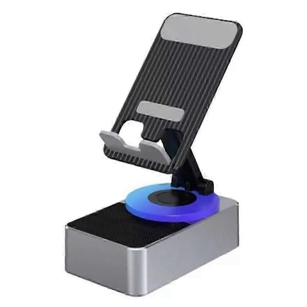 Sammenleggbar Audio Power Telefonholder m/ Bluetooth-høyttaler Grey