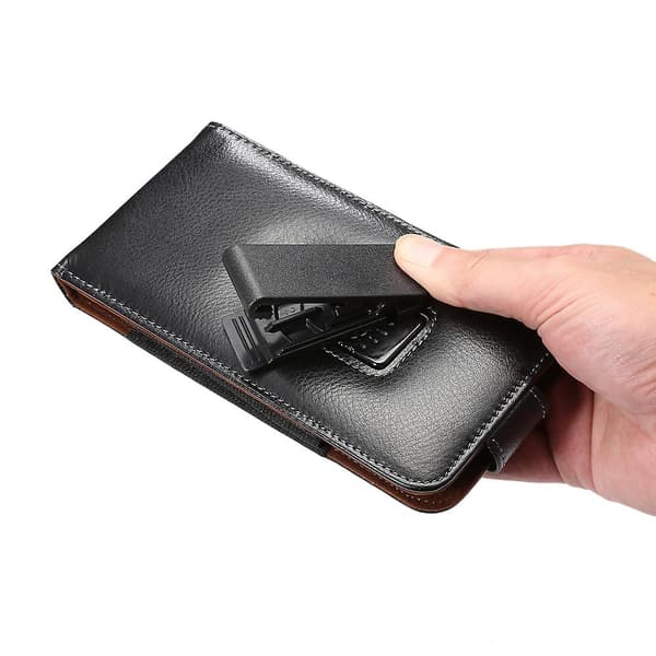 Fodral i splitläder med bältesklämma för iPhone 6s Plus/6 Plus etc.