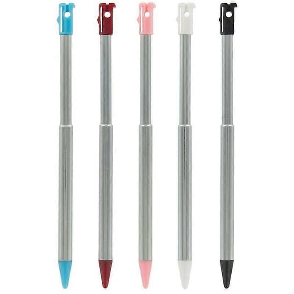 4 Stylus-kynää 3DS:lle, sininen punainen punainen musta sininen