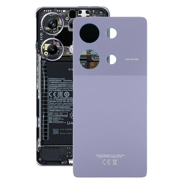 Original Batterilucka för Xiaomi Poco M6 Pro 4G Purple