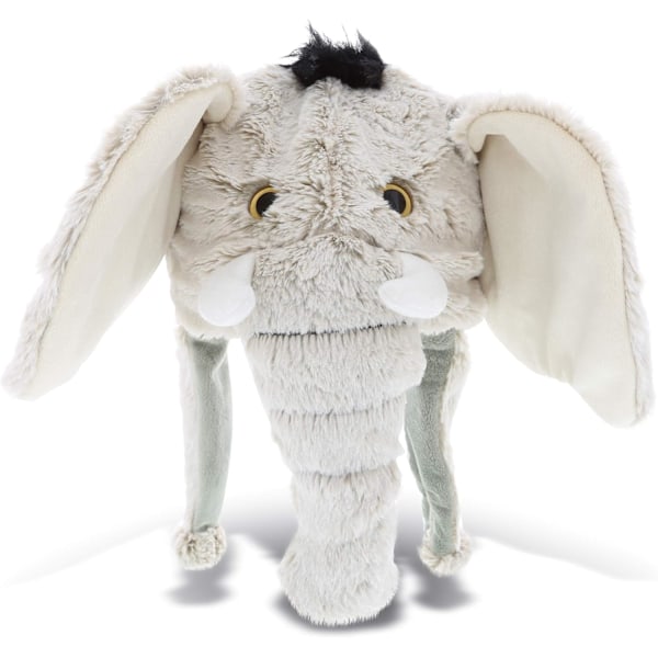 Plush-hatut - Superpehmeä lämmin hattu korvilla, hauska leluhattu, mukava fleece-talvihattu lapsille ja teineille - Yksi koko Elephant