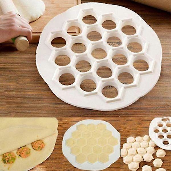 1 stk. Hvid Køkken Dumpling Wrapper 19 Huller Dumpling Hastighed