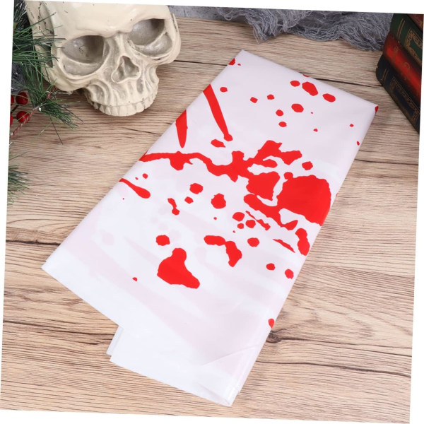 Halloween-veggklistremerker Skremmende Halloween-blod-håndavtrykk veggklistremerker Blood Window Gel Cling Gulvdekor Halloween-veggklistremerker
