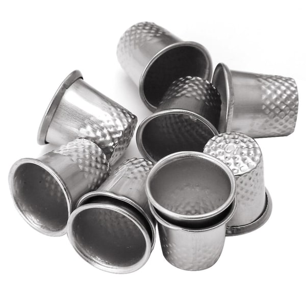 10 stk fingerbøller Multi Size Finger Protector Sy Avslutte Håndlaget håndverksverktøy