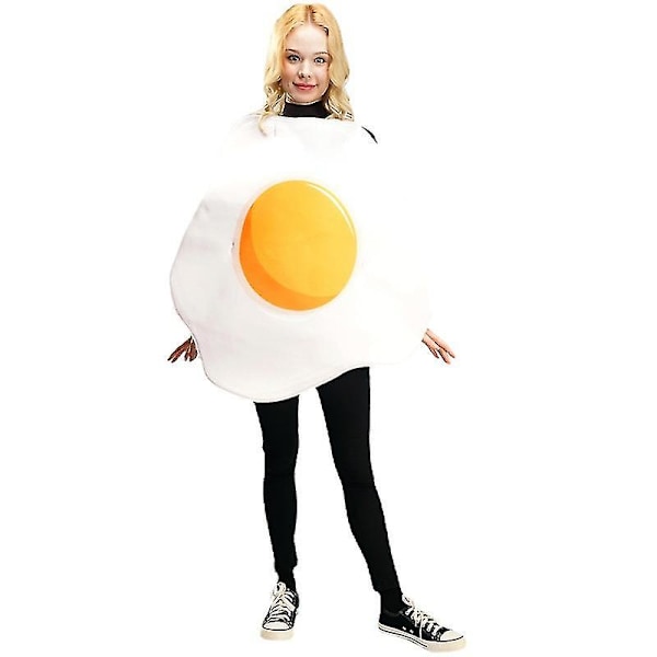 Halloween Voksen Par Pocheret Æg Bacon Fest Kostumer Sjovt Mad Cosplay Kostumer FF404