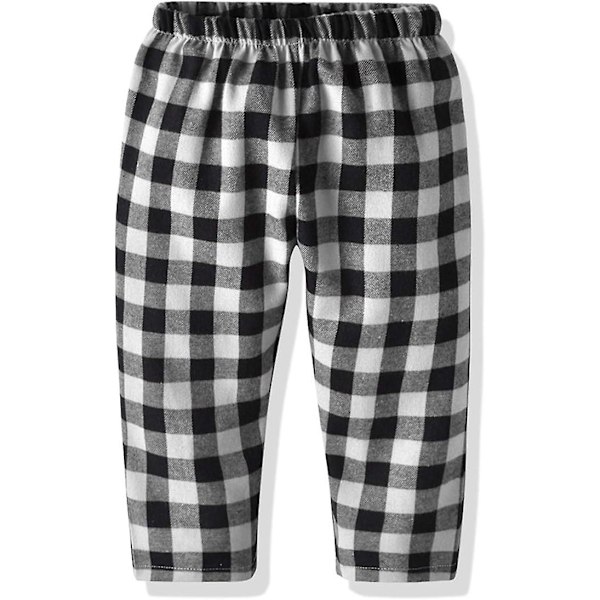 Pyjamas Barn Sommer Pyjamas Jenter Lang Erme Sommer Barn Gutter Jenter Erme Sett T-skjorte Shorts Loungewear Søte Pyjamas Jenter Gutter Barnepyjamas Black 140cm