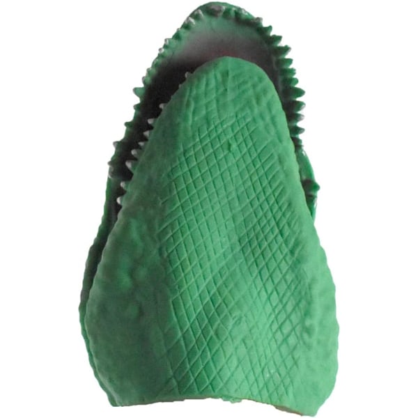 Mjuk silikon alligator krokodil gummihanddocka (mörkgrön) Dark Green