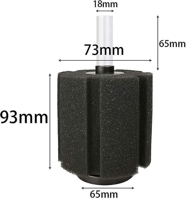 2 stk. filter mesh cover, svampfilter akvarium luftfilter, biokemisk svampfilter til akvarium, fisketank