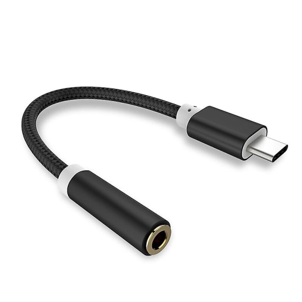 Usb Typ C till 3,5 mm hörlurar hörlurskabeladapter Usb-c till 3,5 mm jack
