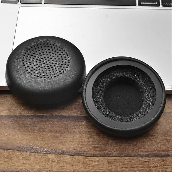 4X erstatningsøreputer for Logitech Zone trådløse hodetelefoner, erstatningsøreklokker, øreputer Black