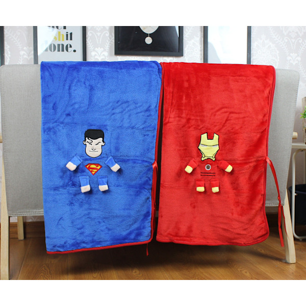 Flanell Rullfilt Barn Komfort Filt Överdrag Liten Filt Luftkonditioneringsfilt Plyschleksak style3