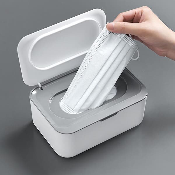 Våtvevsboks i PP-materiale, multifunksjonell vevsdispenser for stuen Black Orange
