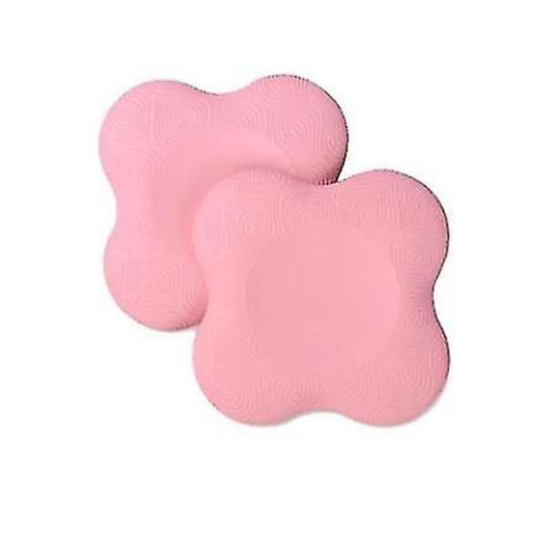 Yogaknäskydd Tryckbeständigt Tjockare Armbågar Händer Handledsstöd Balansstöd Tw Pink