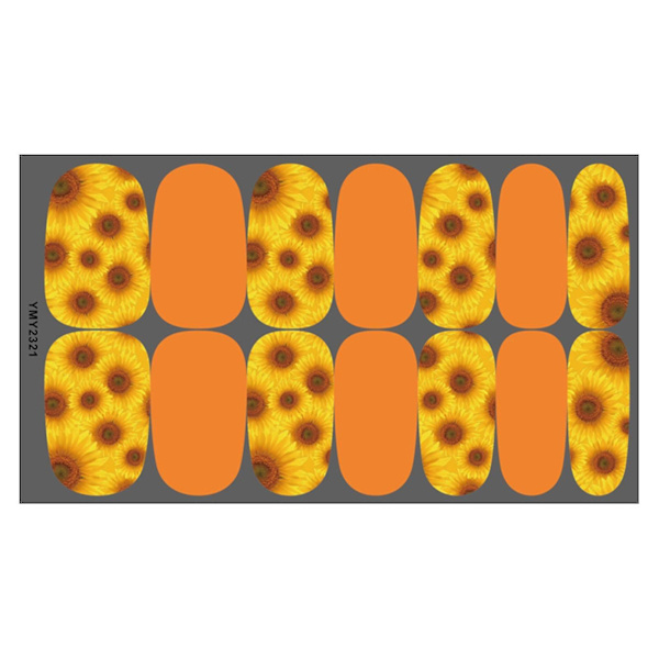 Sunflower Nail Water Sticker Diy Sunflower Little Daisy Nail Sticker