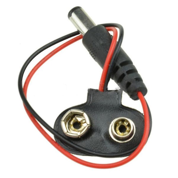5st 9v Dc Batteri Power Barrel Jack Connector För Arduino