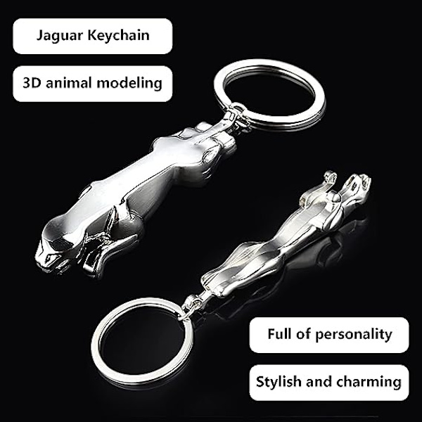 Kreativ Leopard Nøglering Bil Nøglering Taske Charm Gave