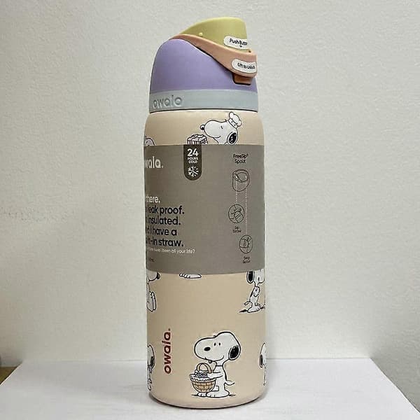 Ny Snoopy Owala 24/32oz Vandflaske Rustfrit Stål N 32oz