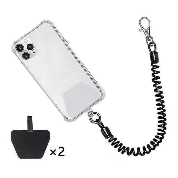Mobiltelefon Lanyard Tether med Patch, universell smarttelefon håndleddsstropp