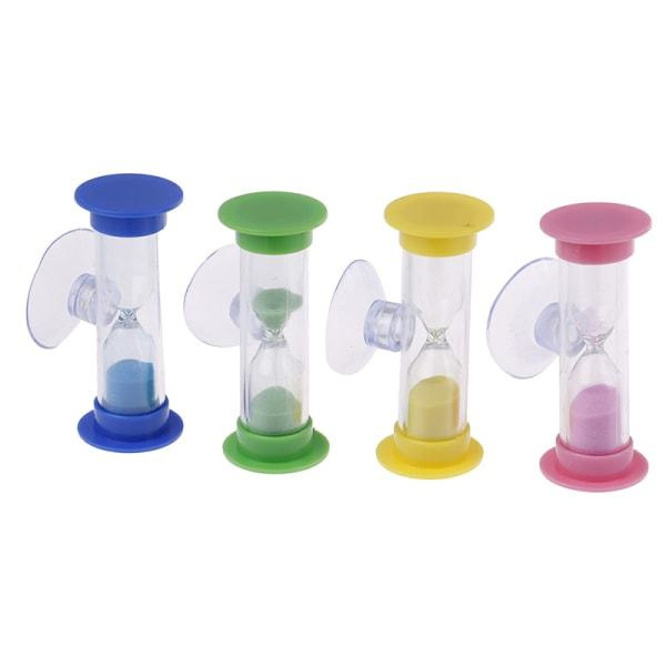 Tannbørste-snurrende sandtimer 2/3 minutter dusjtimer barn mini - Gul Yellow Yellow 3 minutes