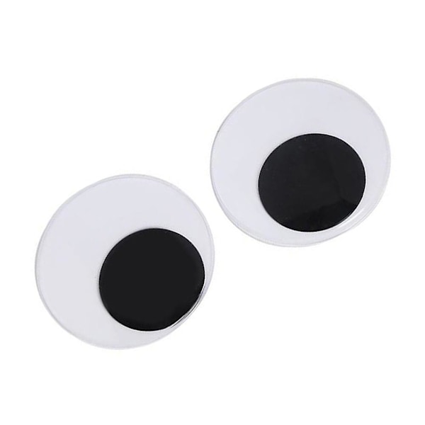 2 stk. Børne Wiggle Googly Øjne DIY Tegneserie Bevægelige Øjne Plastik Øjne Scrapbooking Håndværk Legetøj Tilbehør 7,5 cm
