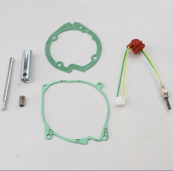 12V Dieselvarmerservicekit kompatibelt med Webasto Eberspacher-varmere, inkluderer gløderør og pakning