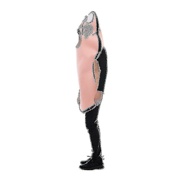 Sjovt fod cosplay jumpsuit tunika halloween kostume til voksne mænd nolvety karneval fest fancy dress -t