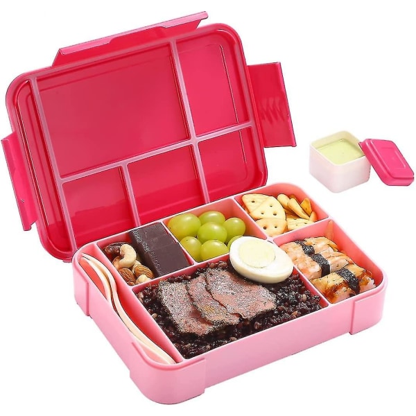 Bento Box For Ault Kis, 1300 ml Elegant Ault Lunchbox för tonåringar med 5 fack, Urable, Säker för mikrovågsugn/diskmaskin, Bpa-fri, Perfekt för på