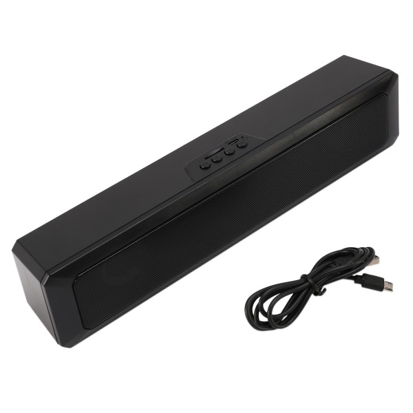 RGB lang stang høyttaler Bluetooth USB strømforsyning høyttaler Farge lys høyttaler Passer for TV datamaskin eksterne høyttalere Black