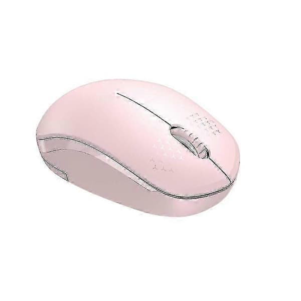 Trådløs mus, støysvak med USB-mottaker bærbar datamaskin Pink
