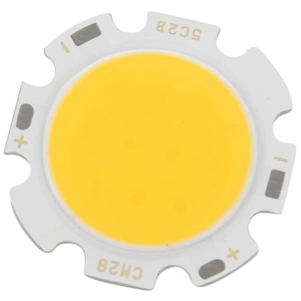 5W pyöreä COB Super LED-valo LED-lamppu lämmin valkoinen DC15-17V varm vit
