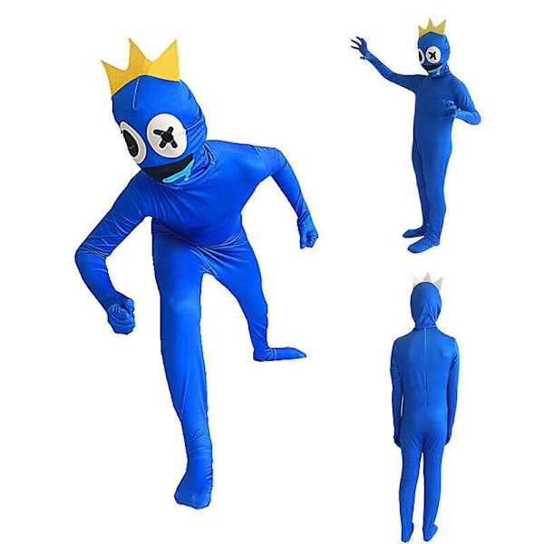 Roblox Rainbow Friends Cosplay Kostume Børn Voksne Outfit 110cm