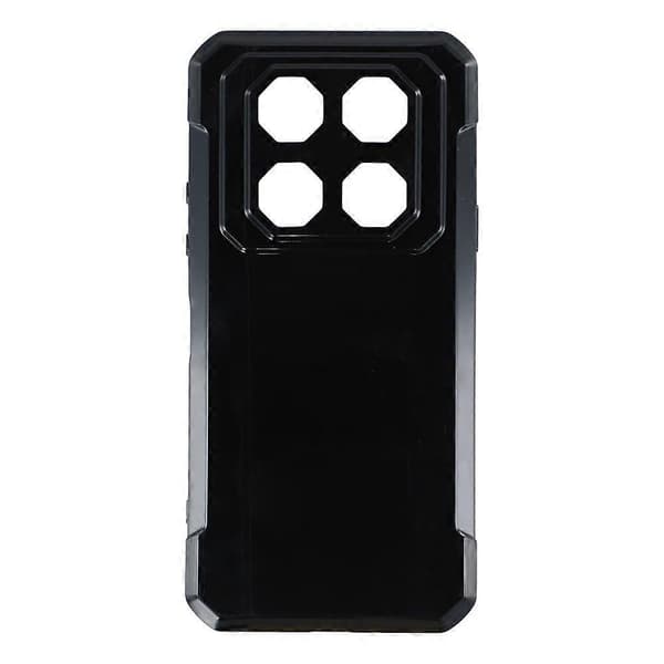 Kompatibel med Oukitel WP60-deksel Mykt TPU-telefondeksel med fallbeskyttelse Svart