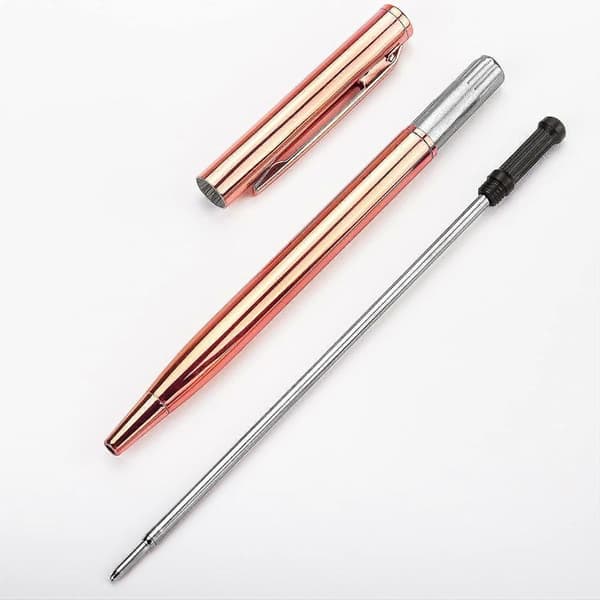3-pak Slim Kuglepen Sort Blæk Medium 1,0 mm Skrivepen til Bryllup Virksomhed Kontor Studenter